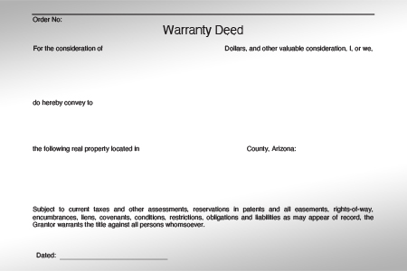 Notary Signing Agent Document FAQ: General Warranty Deeds